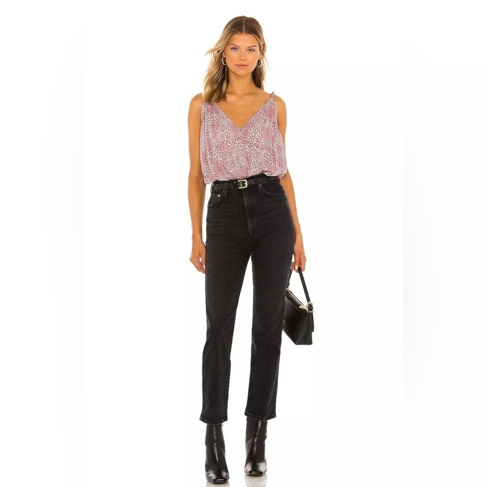 NWT Free People ‘Siren Song’ Bodysuit In Mauve Combo - Size S